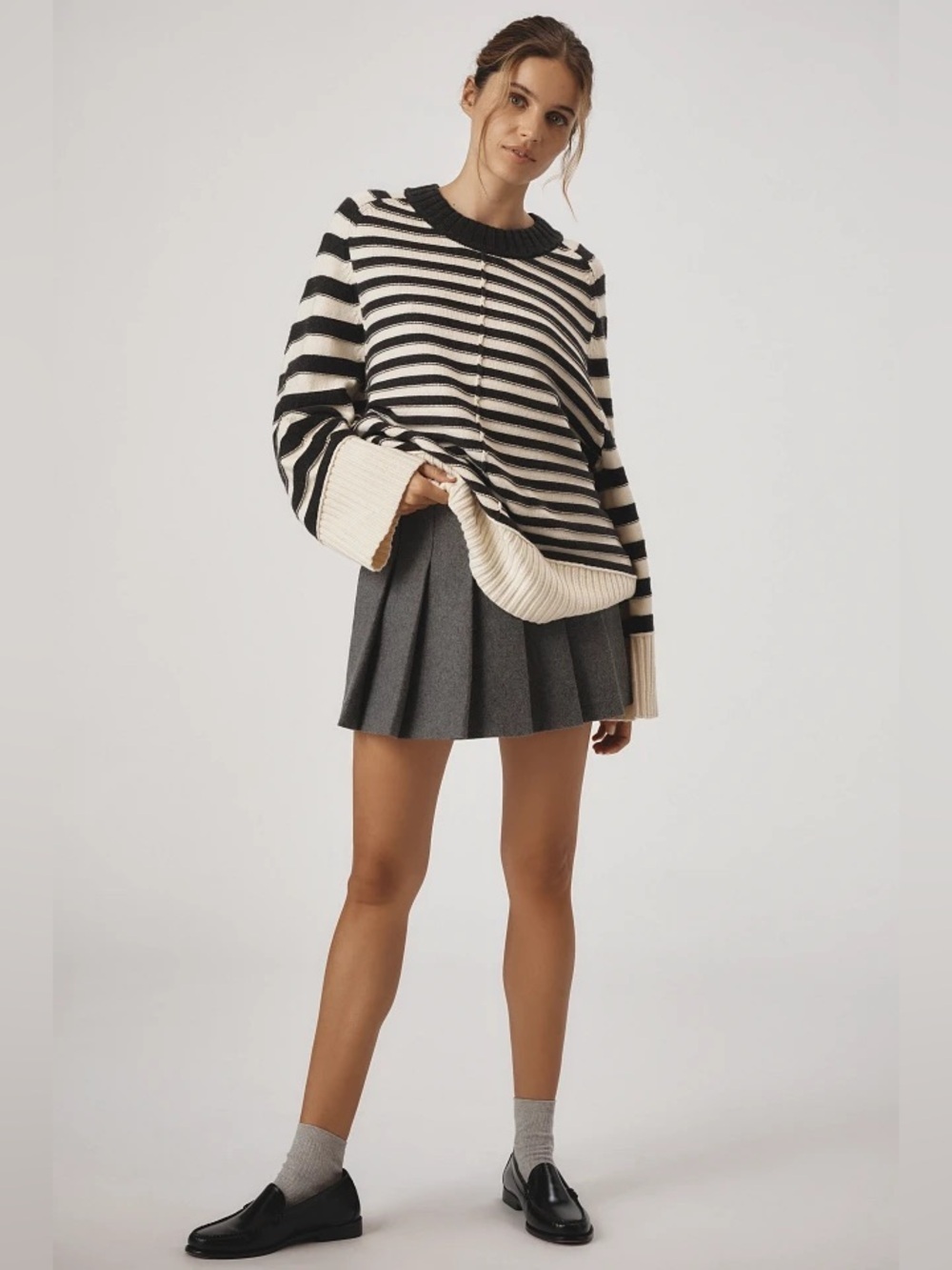 Maeve Anthropologie The Chandler Crew-Neck Relaxed Pullover Sweater - Picture 8 of 8